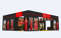 懿沉香婚纱展展览会展览设计搭建展览效果图